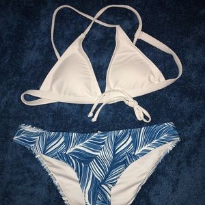Blue Tropical Bikini